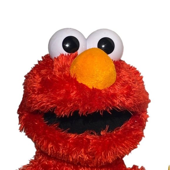 Hasbro Elmo Singing Tot Plush Guitar Sounds And  Mouth Moves Signing Music AS IS - Picture 2 of 10